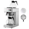 12 Cups Commercial Drip Coffee Maker, Coffee Maker Machine with 2 Glass Carafes and 2 Warmer Plates