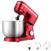 Stand Mixer, 6 QT Electric Kitchen Mixer, 300W Dough-Mixer, 10 Speeds Tilt-head Food-Mixer with Stainless Steel Bowl, Dough Hook, Whisk, Beater