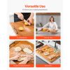 Noodle Board Stove Cover, Stove Top Cover Board for Gas Burners & Electric Stove, Pine Wood Cutting Board with Handles