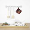 Tiger Christmas Pair of Pot Holders Kitchen Heat Resistant Pot Holders Sets Oven Hot Pads for Cooking Baking BBQ, 7 1/2 x 7 1/2