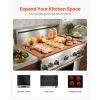 Noodle Board Stove Cover, Stove Top Cover Board for Gas Burners & Electric Stove, Pine Wood Cutting Board with Handles