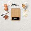 TRIDENT-5KG DIGITAL BAMBOO SCALE 5000G X 1G