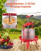 VEVOR 2.38 Gal/9L Fruit Wine Press, Stainless Steel Basket with Cross-beam and Triangular Structure, Manual Juice Maker