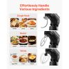 Stand Mixer, 5.3QT + 4.4QT Two Stainless Steel Bowls, 10+P Speeds Tilt-head Food Mixer, Kitchen Mixer with Dough Hook, Wire Whip, Beater, Scraper