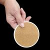 Colorful Daisies Large Sandstone Coasters Pack of 4 Absorbent Round Coasters Decor Gifts for Men or Women, 4 in, Multicolor