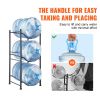 3 Tiers Water Jug Holder, 5 Gallon Water Bottle Holder, Single Row Water Bottle Rack for 3 Bottles, Heavy Duty Water Jug Rack for Kitchen, Office