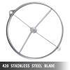 4-Section Commercial Easy Wedger Stainless Steel Blade Fruit Lime Slicer, Lemon Cutter for Home Bar Restaurant