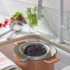3pc (3", 5", and 8") Stainless Steel Mesh Strainer Set Silver