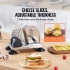 Manual Bread Slicer, 0-6" Adjustable Thickness Cheeser Butter Cutting, Micro-Serrated Stainless Steel Blade