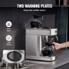 12 Cups Commercial Drip Coffee Maker, Coffee Maker Machine with 2 Glass Carafes and 2 Warmer Plates