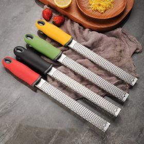 Stainless steel fruit cheese grater (Color: Shredder-red)